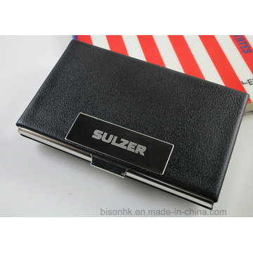 Best Promotion Gifts, Leather Business Card Holder, Steel Business Card Holder